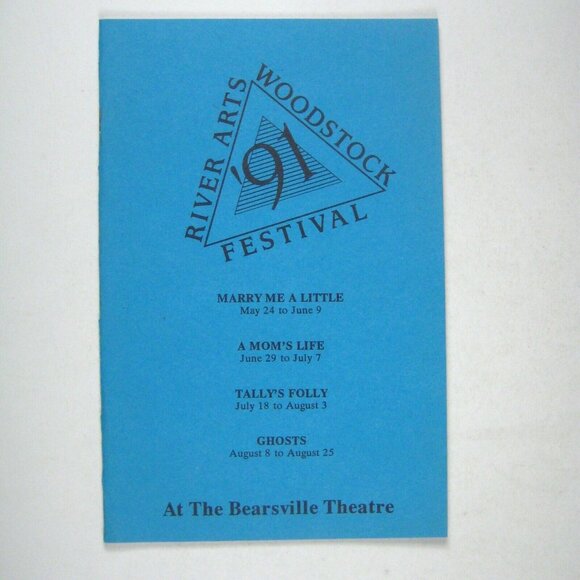 River Arts Woodstock Festival Bearsville Theatre Program 1991 Peter Reardon - Picture 1 of 5